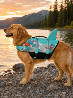 Gilet de sauvetage pour chien AquaGuardFun