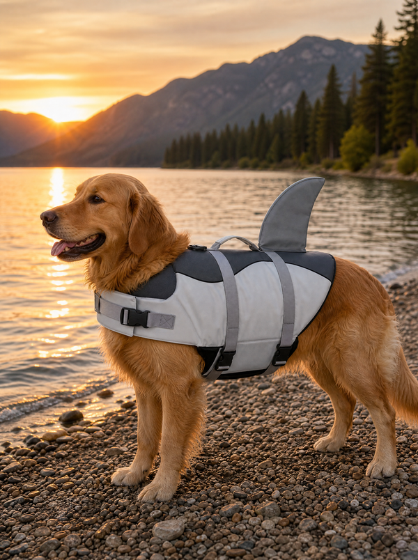 Gilet de sauvetage pour chien AquaGuardFun